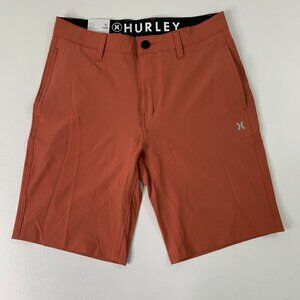 Hurley Men's Shorts 30 All Day Hybrid Quick Dry 4-Way Stretch Short Redwood 30
